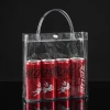 In-stock transparent PVC handbags, shopping gifts, hand-held souvenirs, wedding candies, milk tea, cosmetic plastic packaging bags Specification image